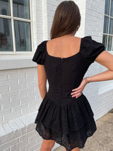 Load image into Gallery viewer, Adelyn Eyelet Mini Dress