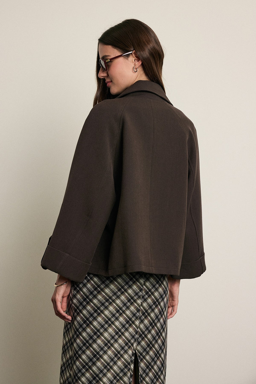 Cassie Cape Sleeve Jacket