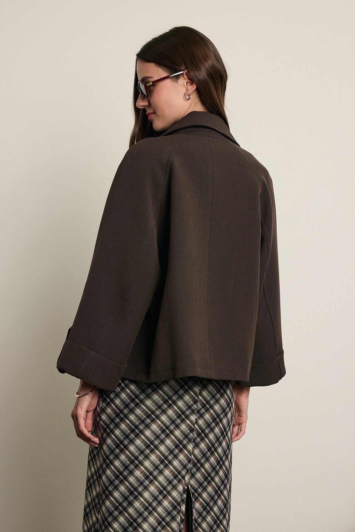 Cassie Cape Sleeve Jacket