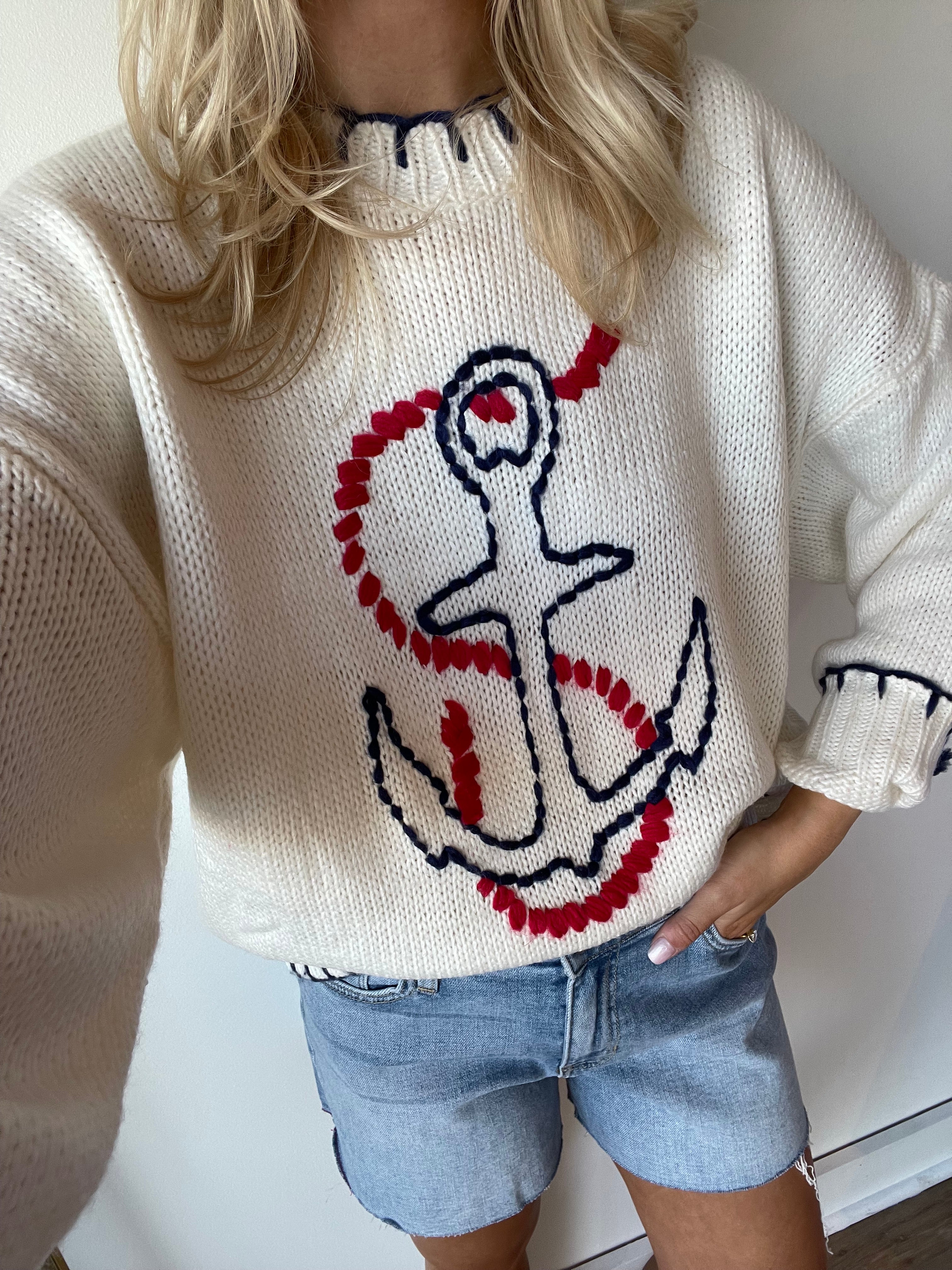 Anchor Knit Sweater