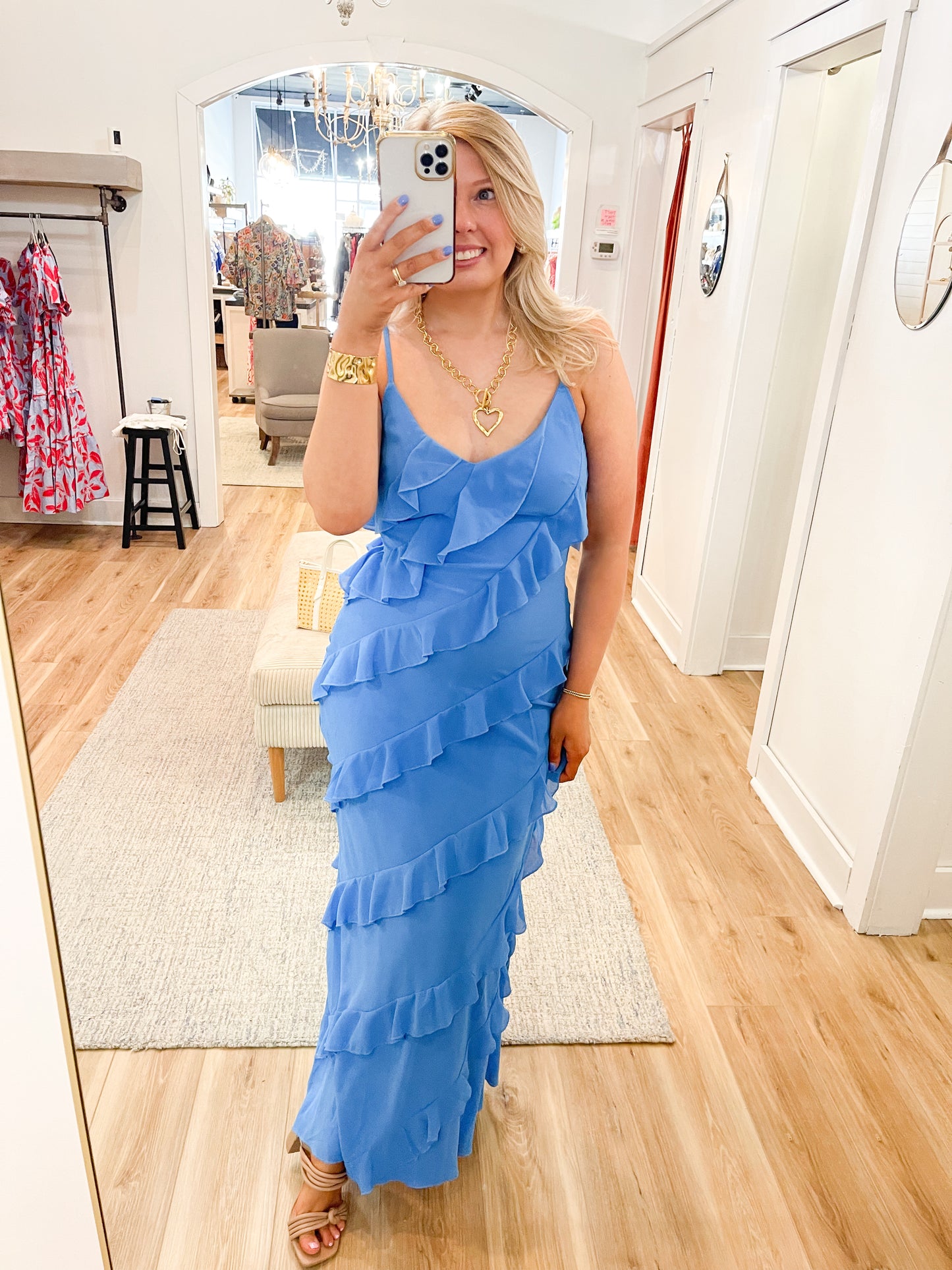 Riley Tiered Ruffle Maxi