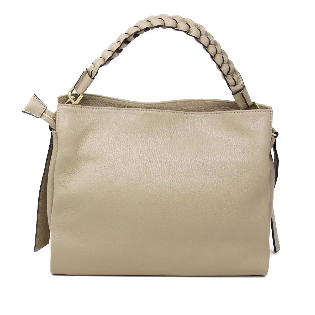Leather Top Handle Bag