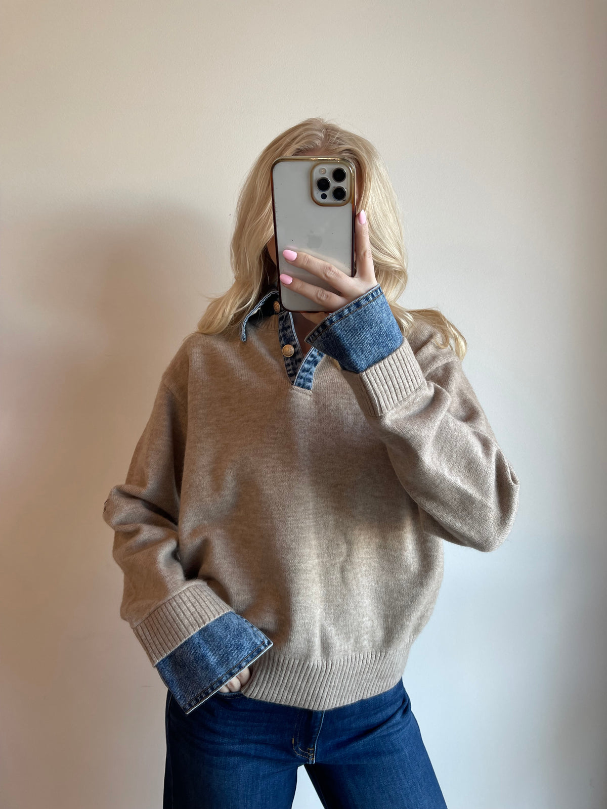 Spencer Contrast Sweater