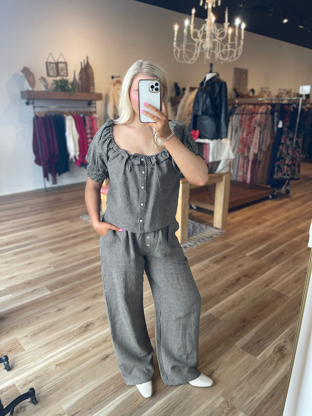 Matilda Gingham Pants