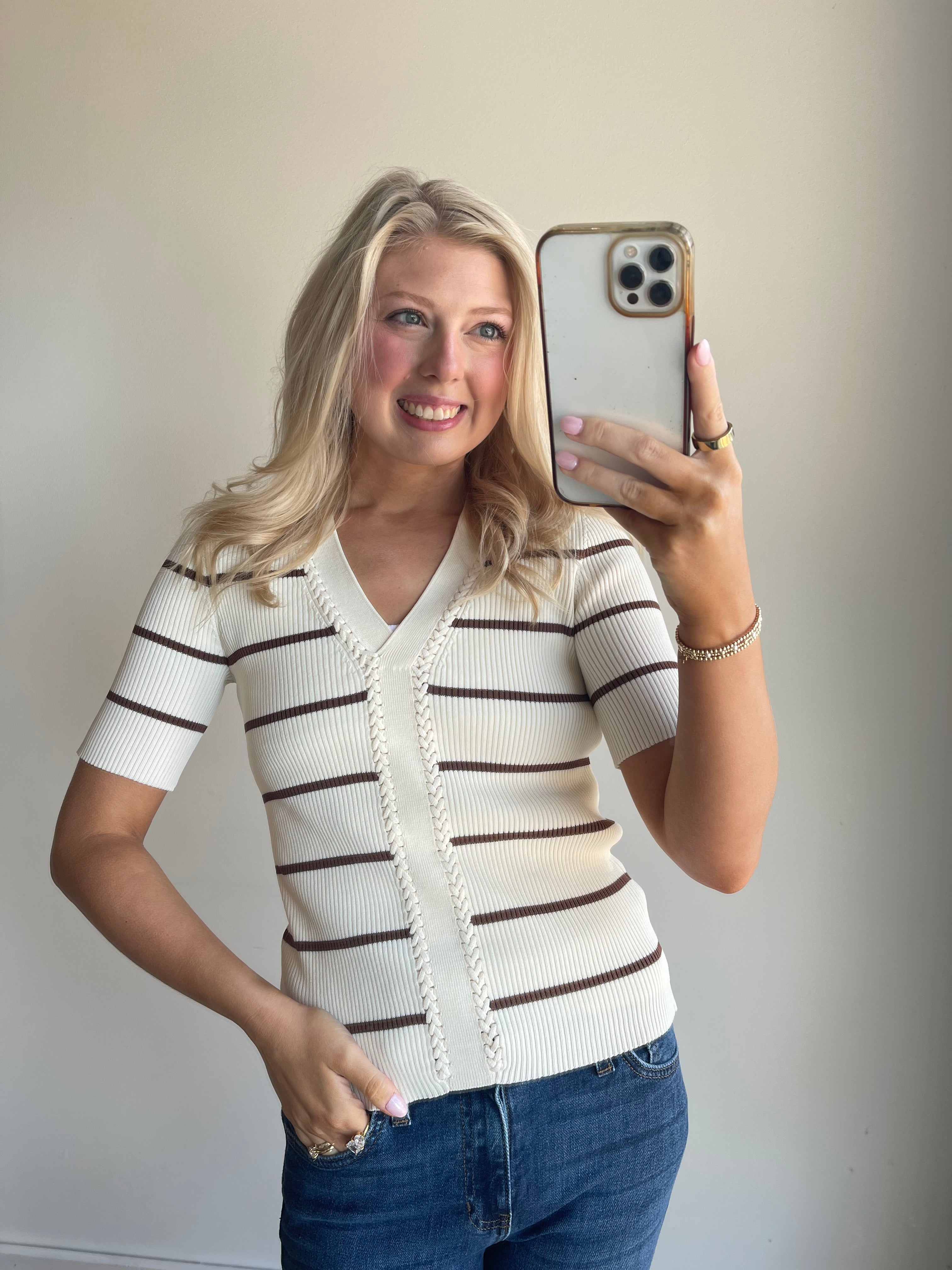 Tegan Fitted Top