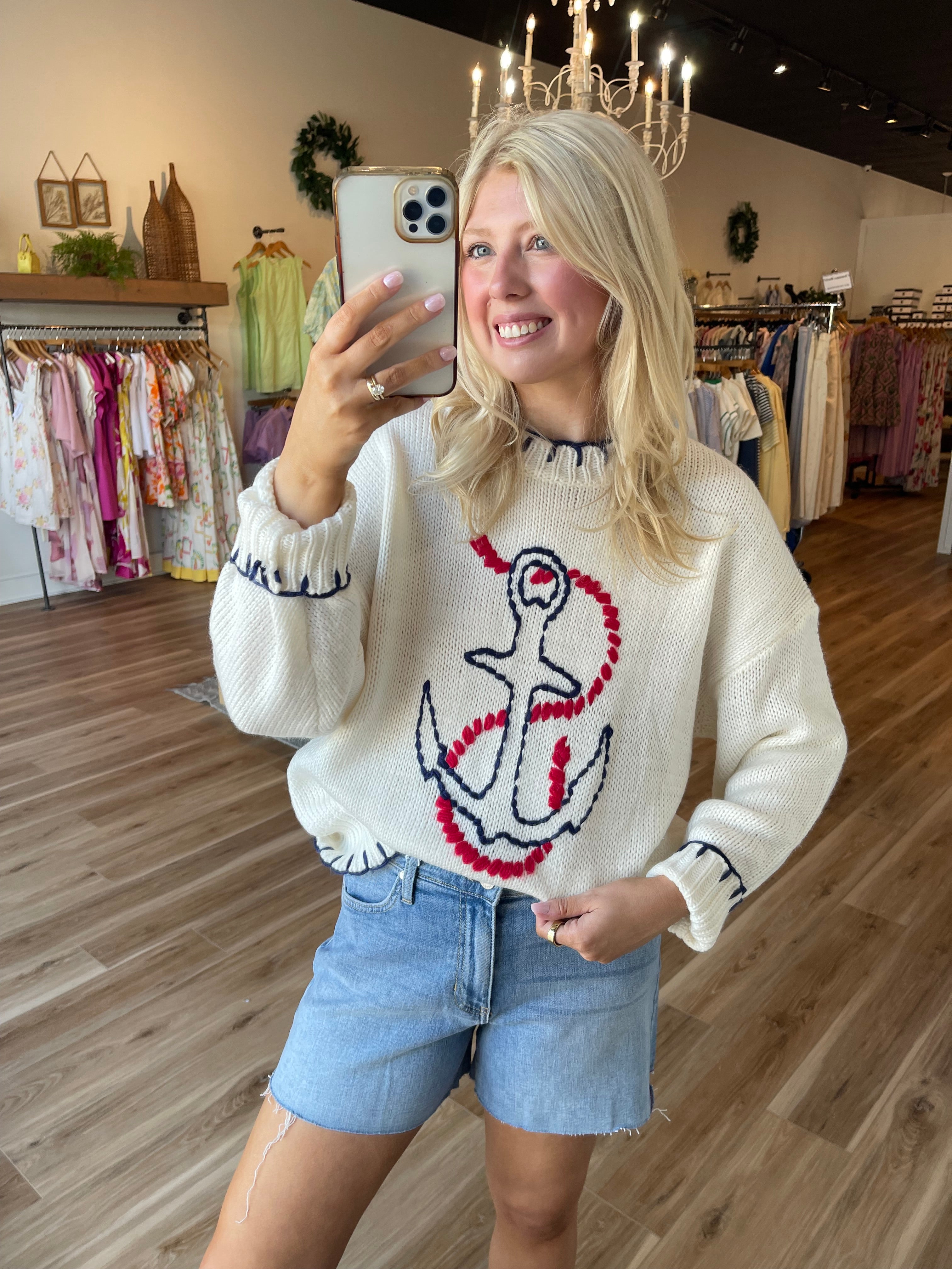Anchor Knit Sweater