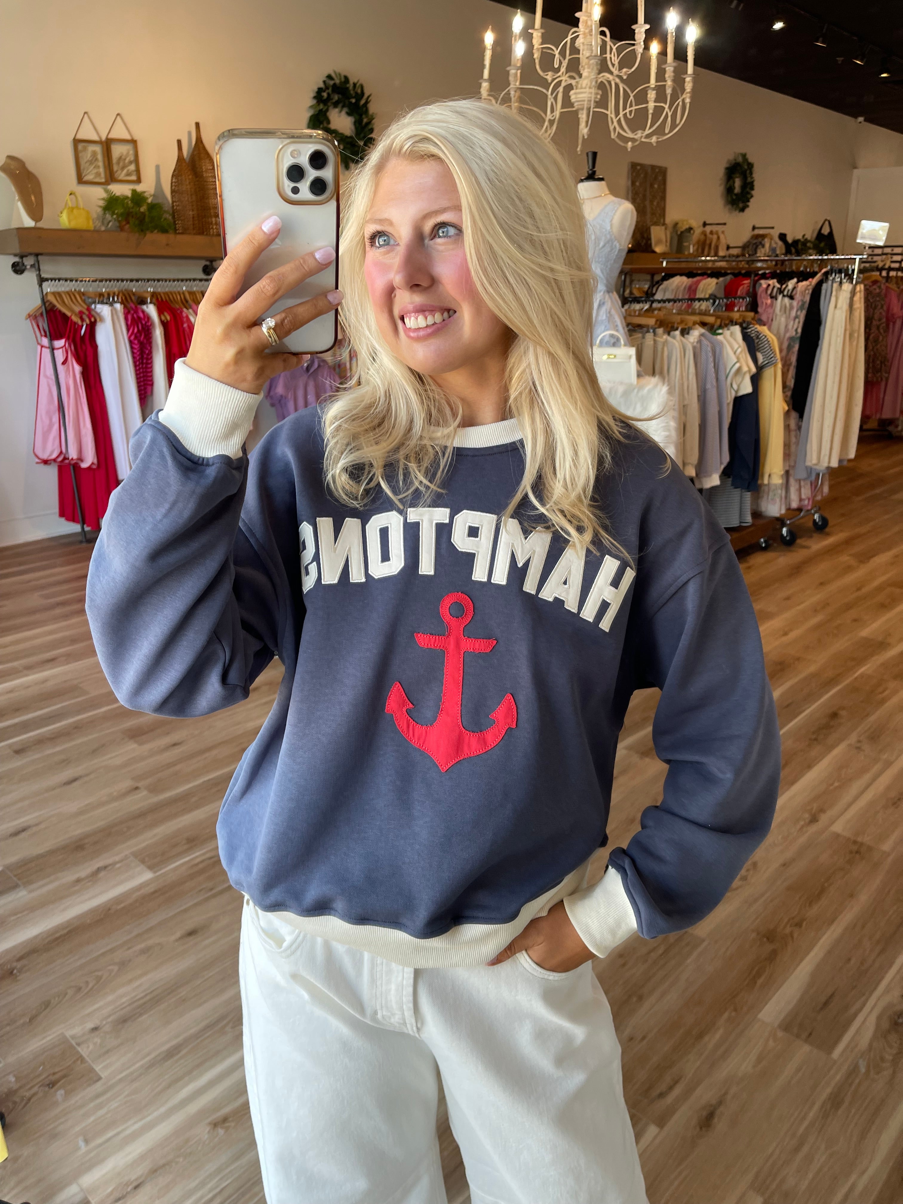 Hamptons Graphic Sweatshirt