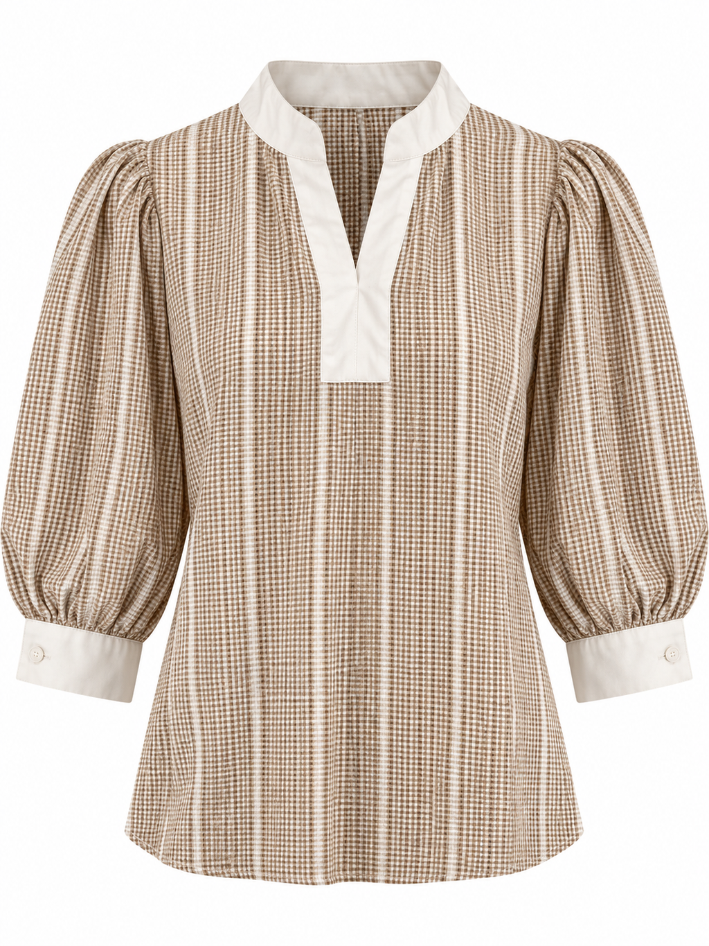 Mandy Gingham Blouse