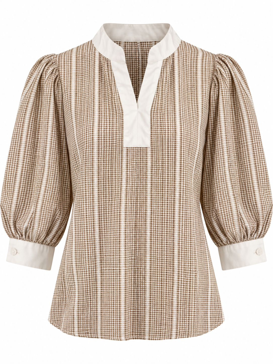 Mandy Gingham Blouse