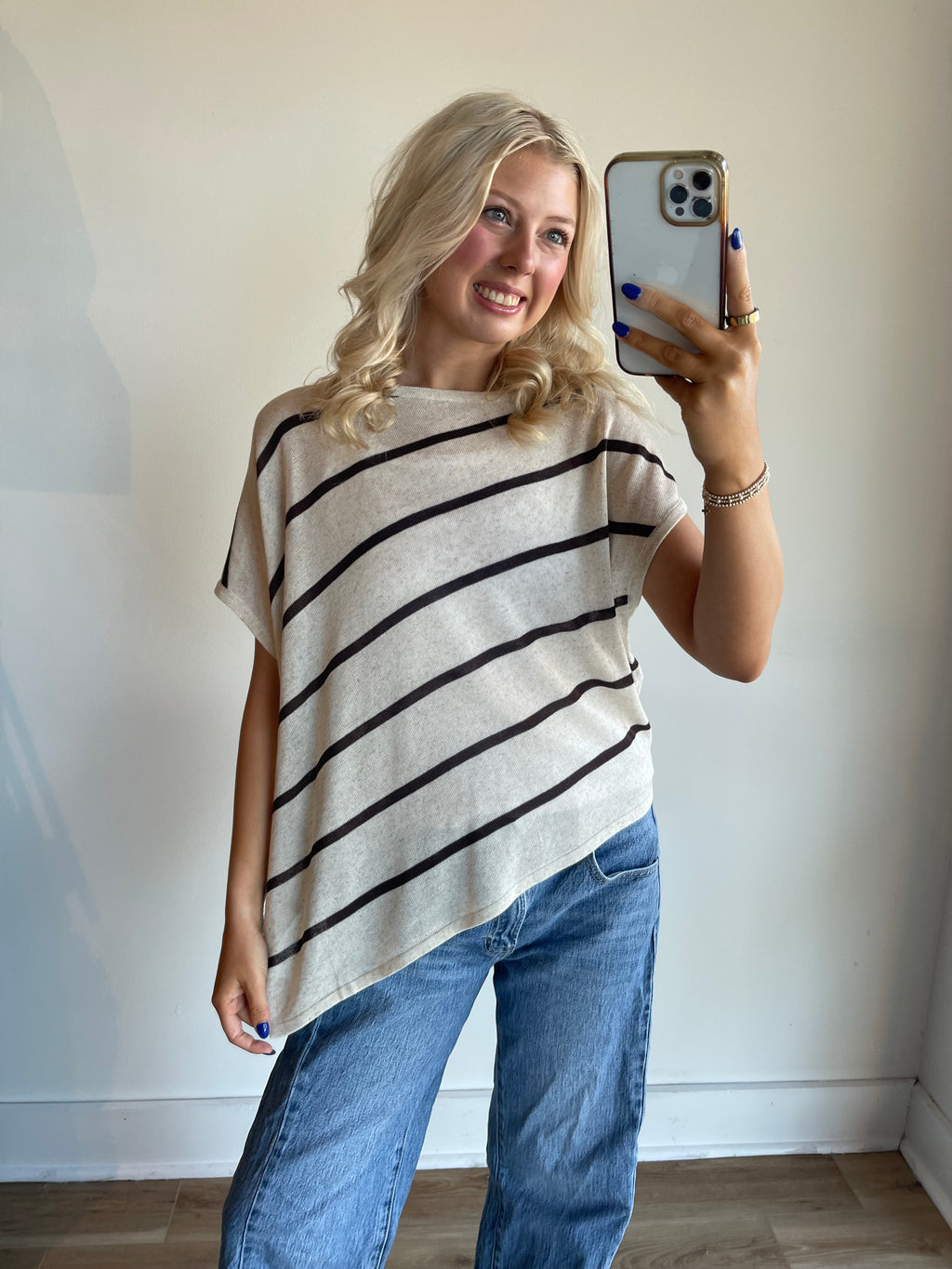 Kylie Stripe Knit Top