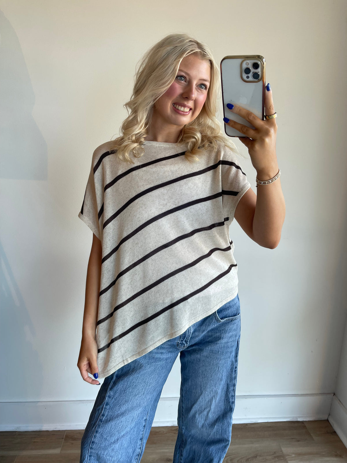 Kylie Stripe Knit Top