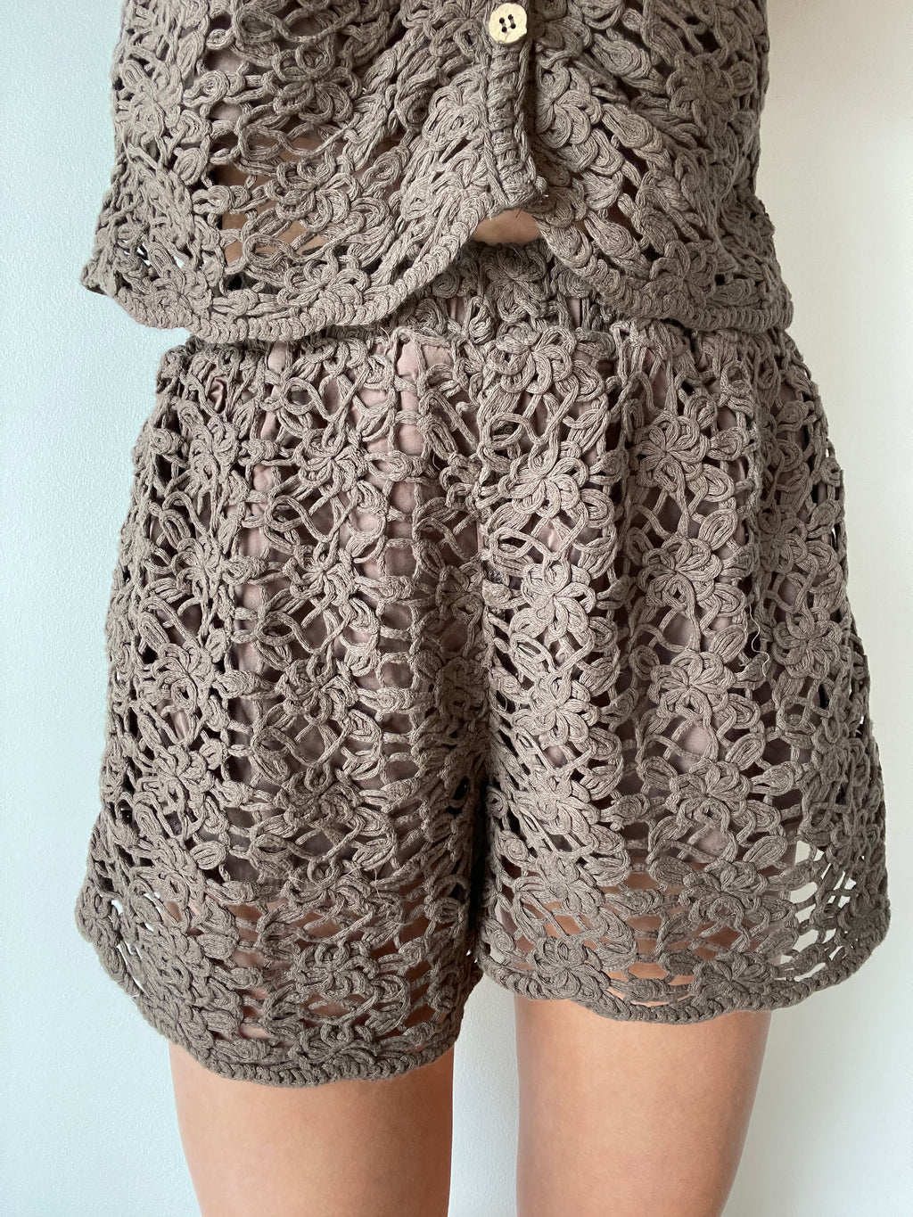 Eliana Crochet Shorts