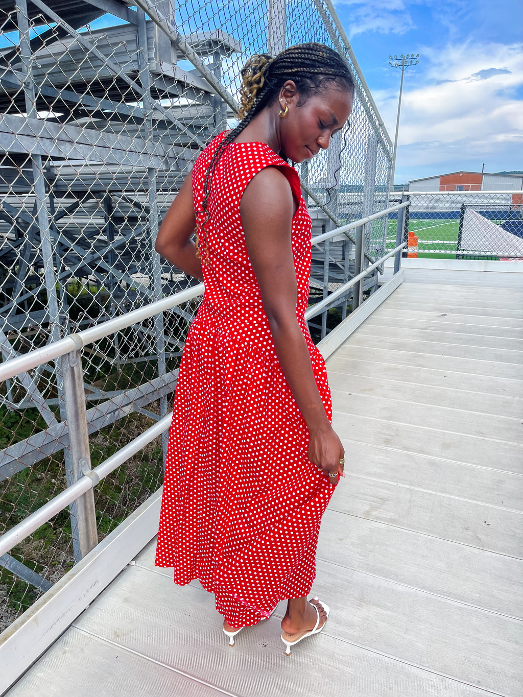Karina Polka Dot Skirt