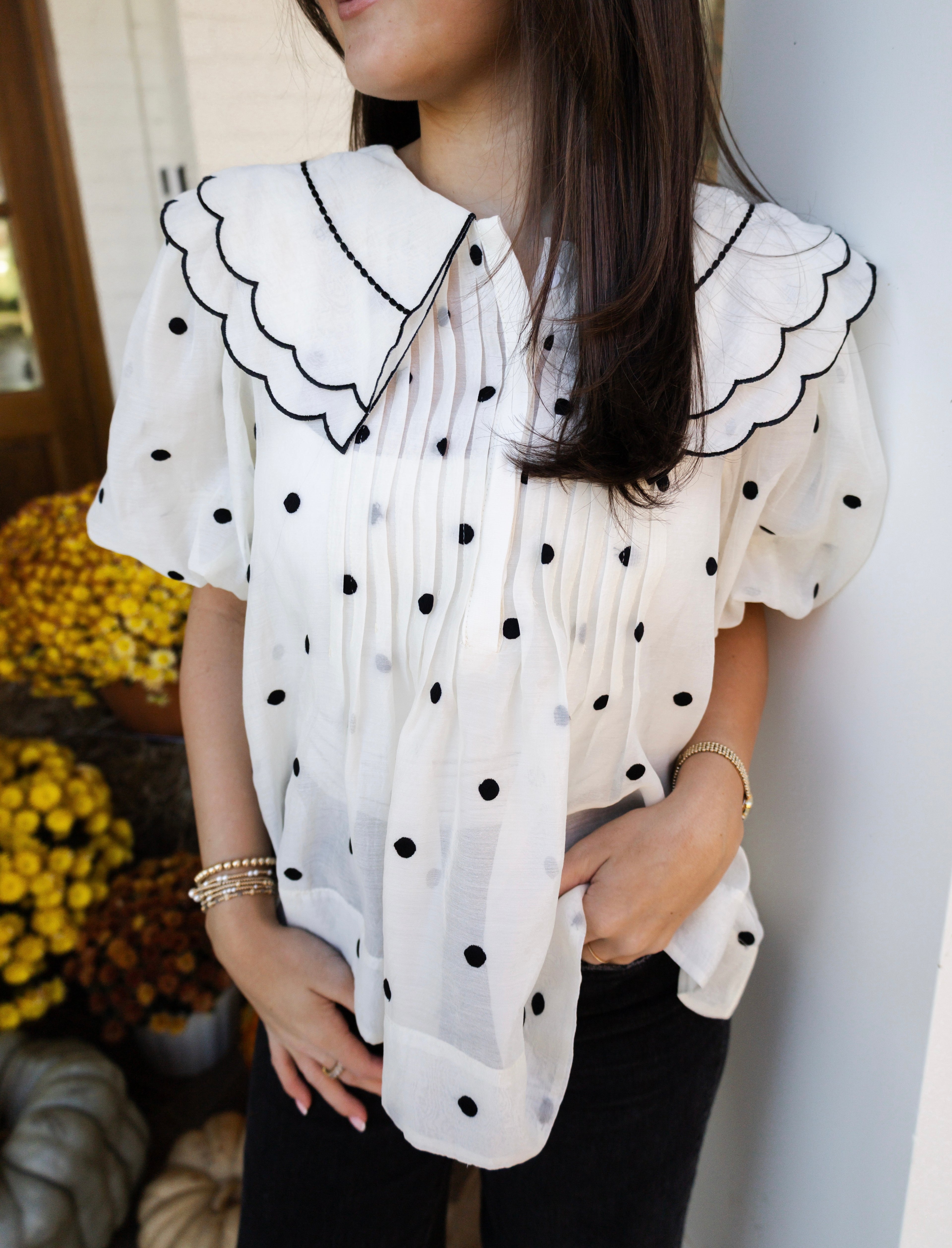 Chelsea Polka Dot Top