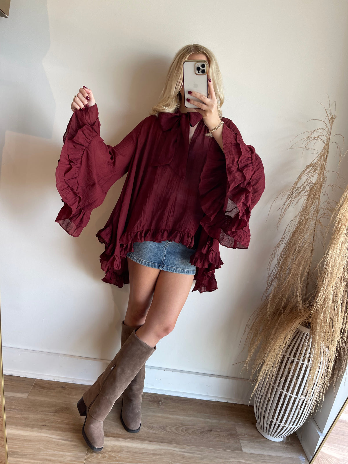 Monica Poncho Top
