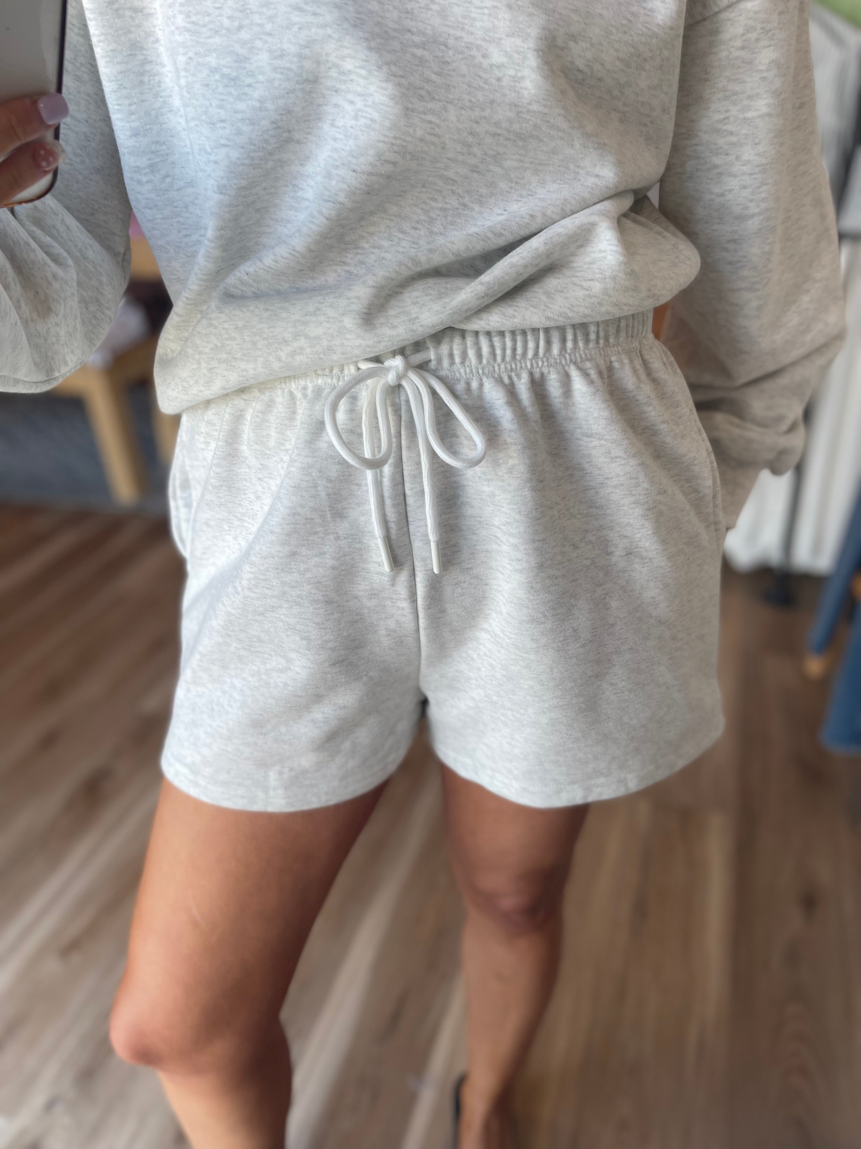 Mock Neck Sweater Short Set