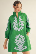 Baroque Mini Dress