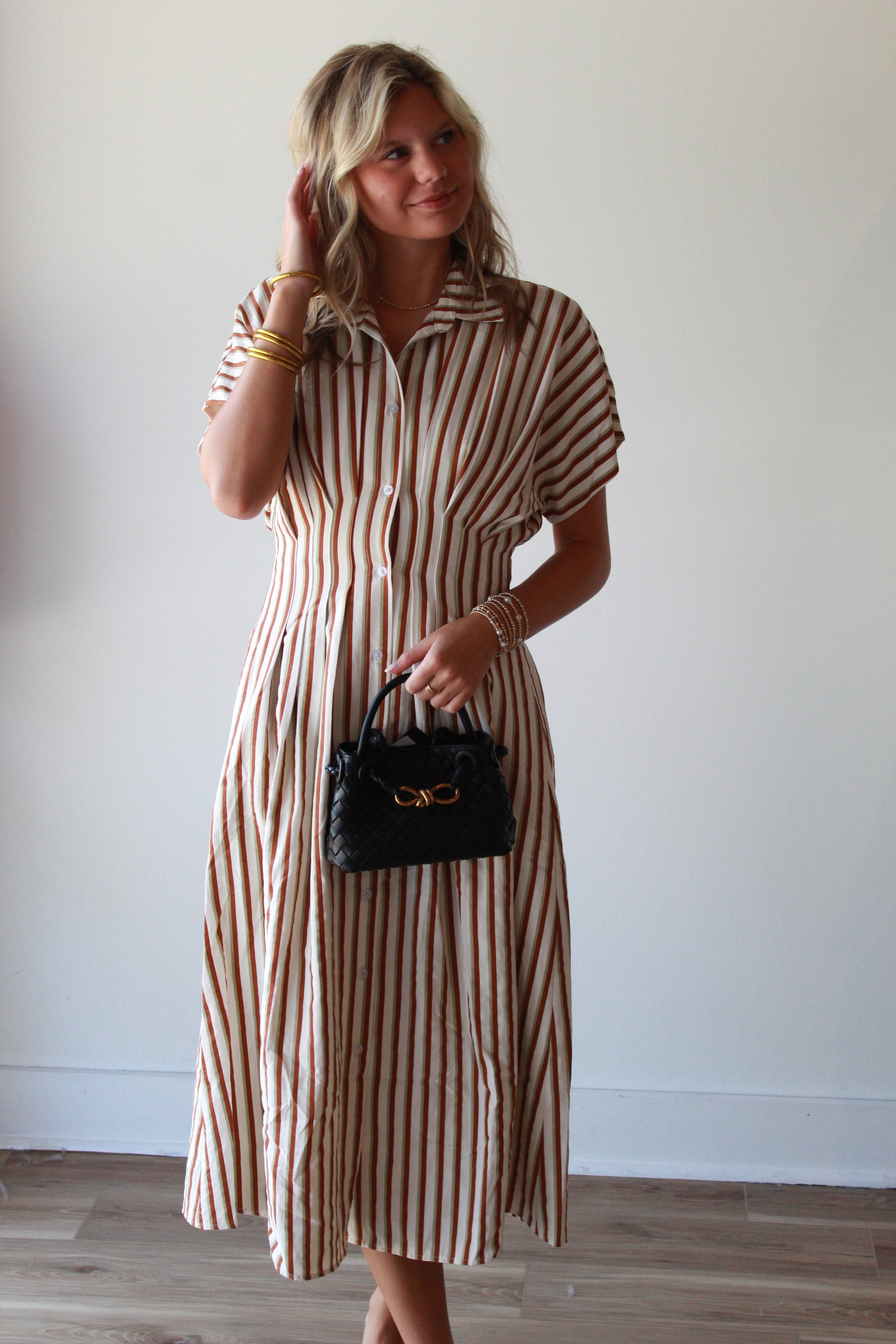 Nancy Striped Maxi Dress