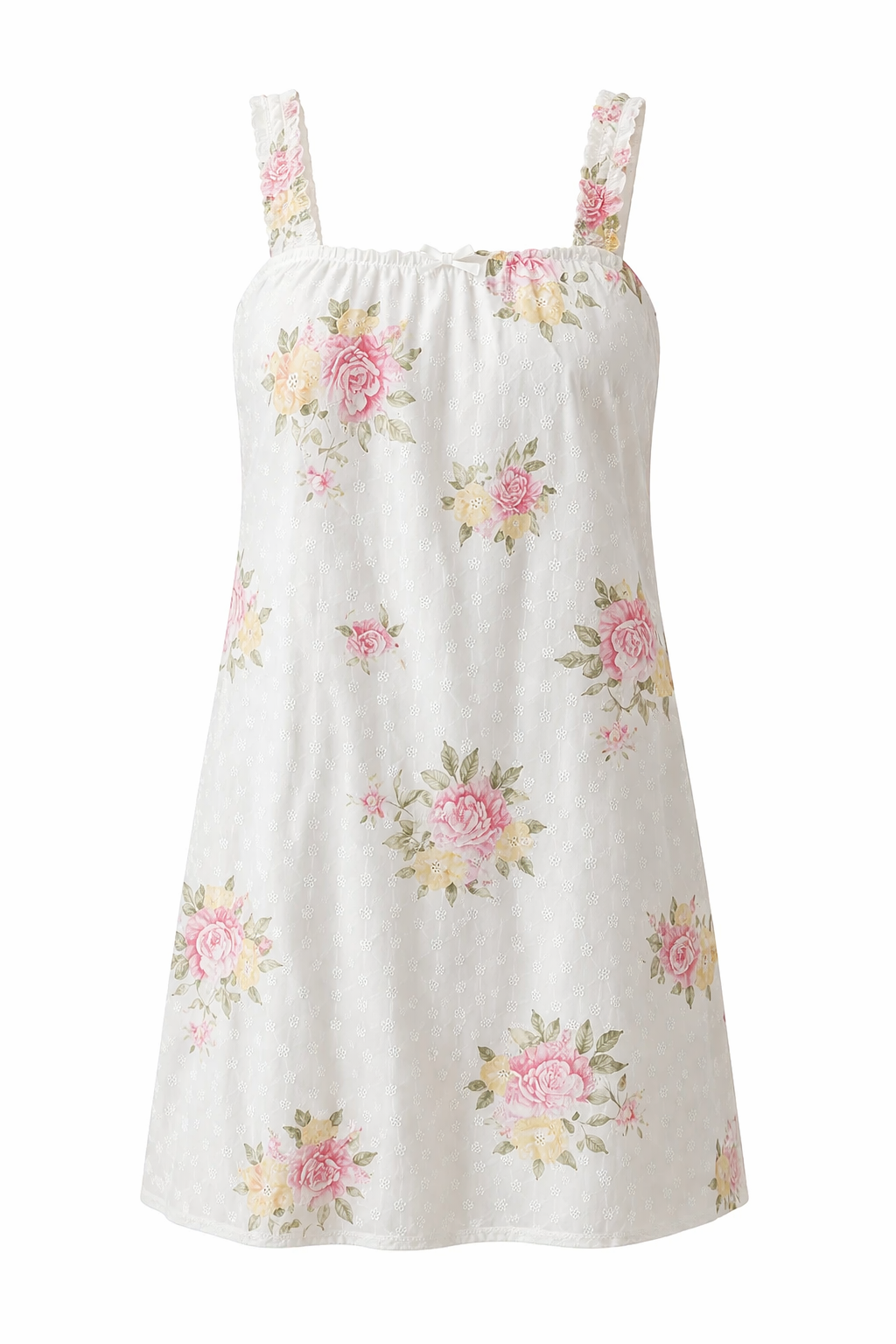 Emma Eyelet Mini Dress