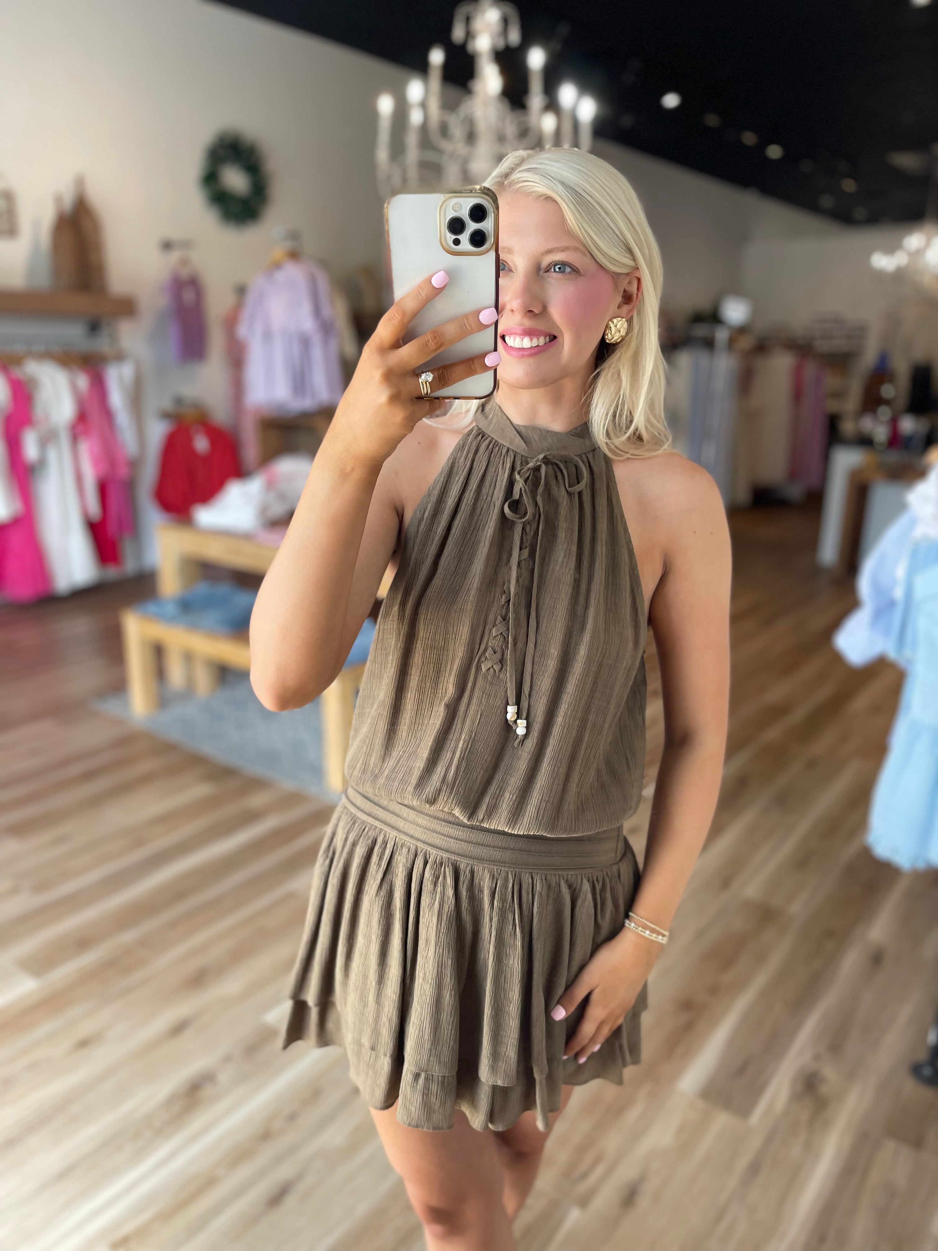 Charlie Halter Dress