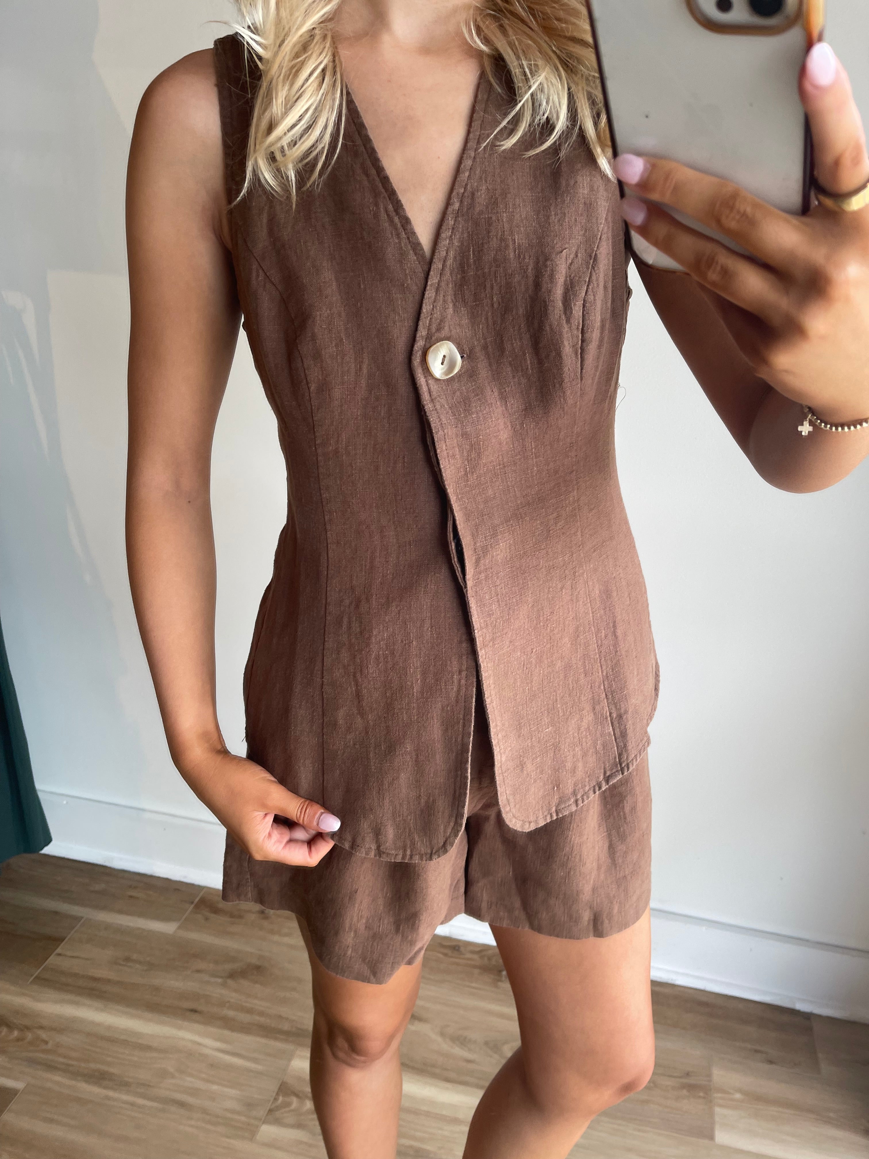 Eloise Linen Shorts