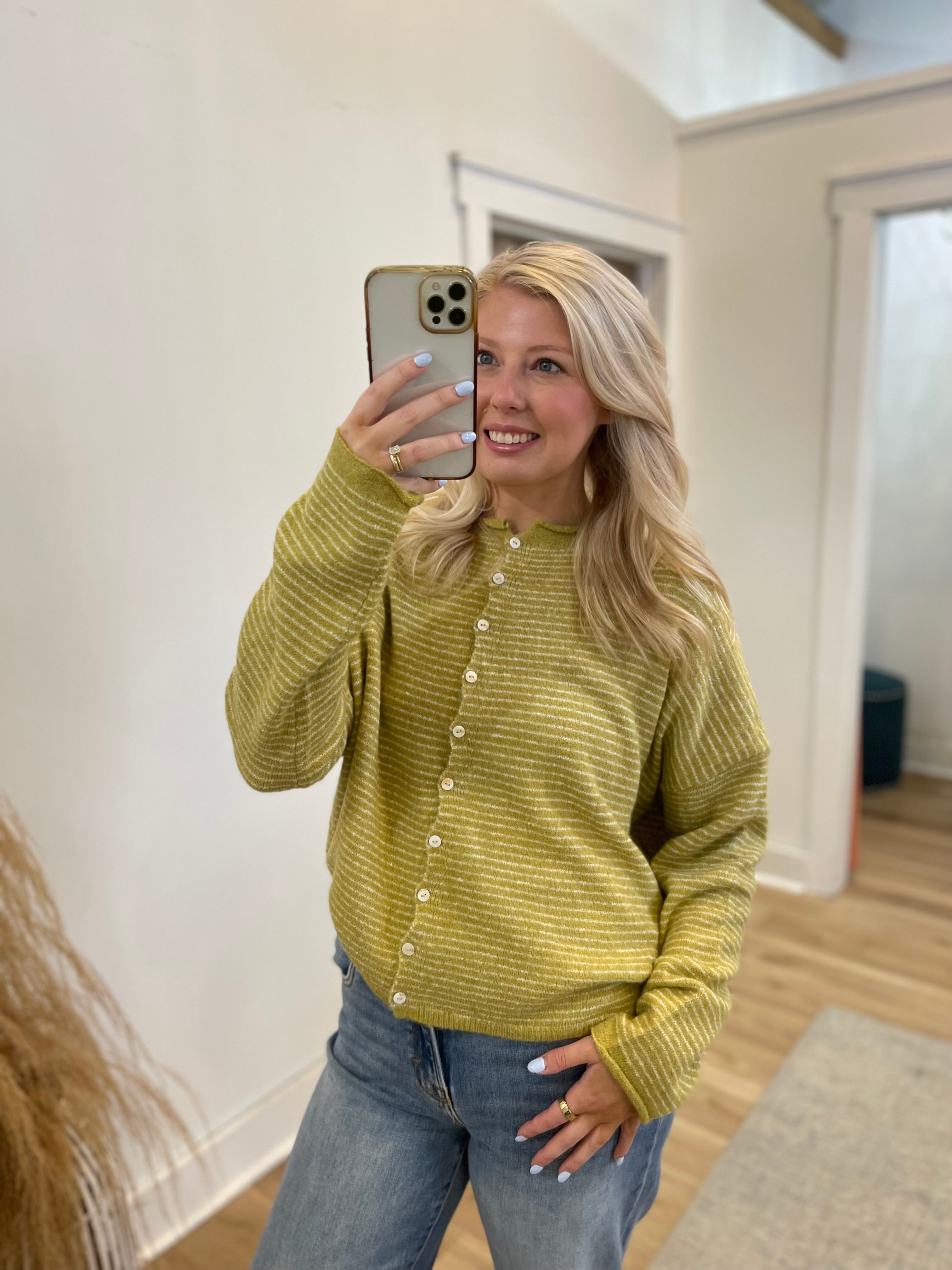 Ella Pin Stripe Cardigan