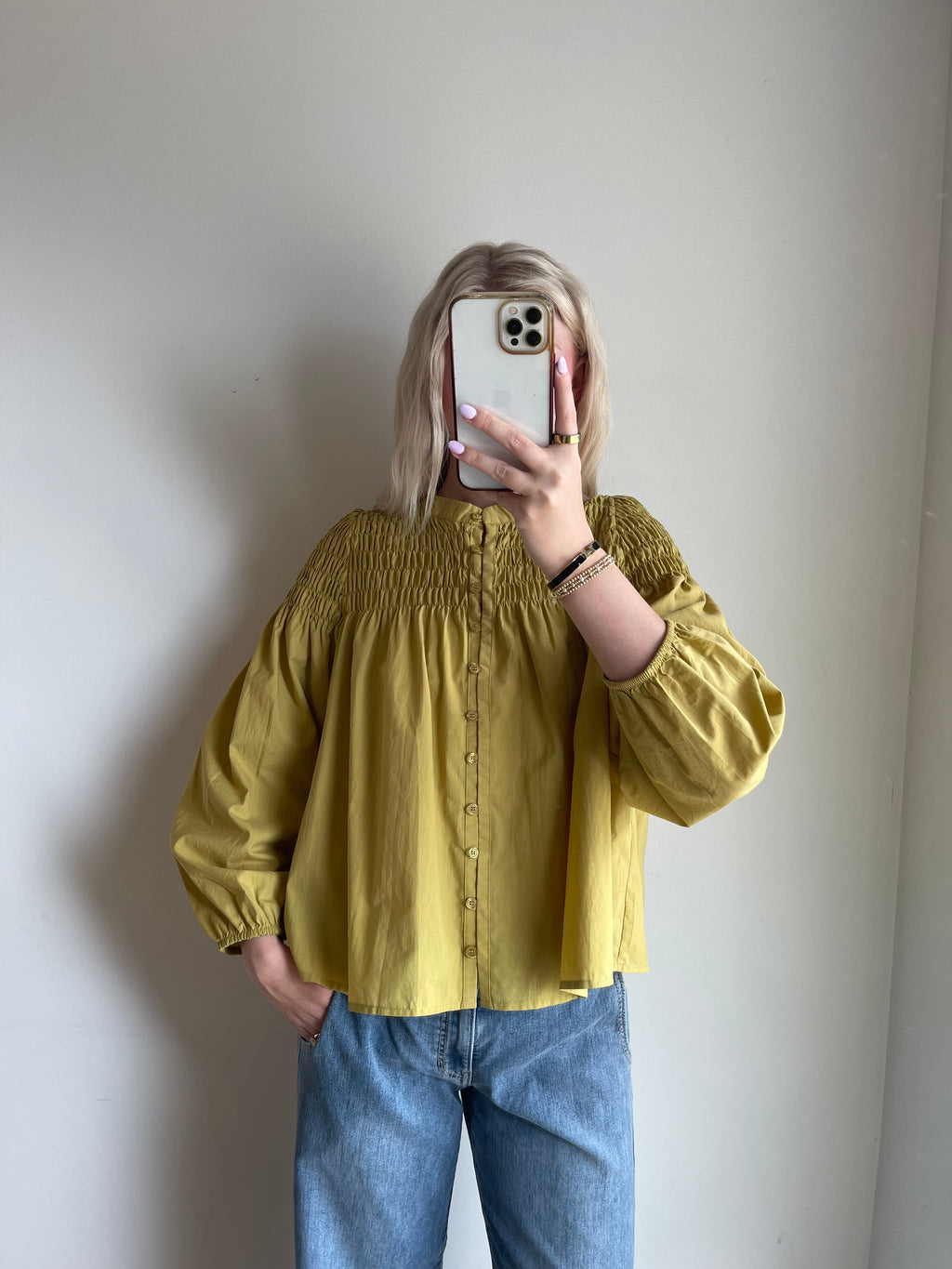 Marren Smocked Blouse
