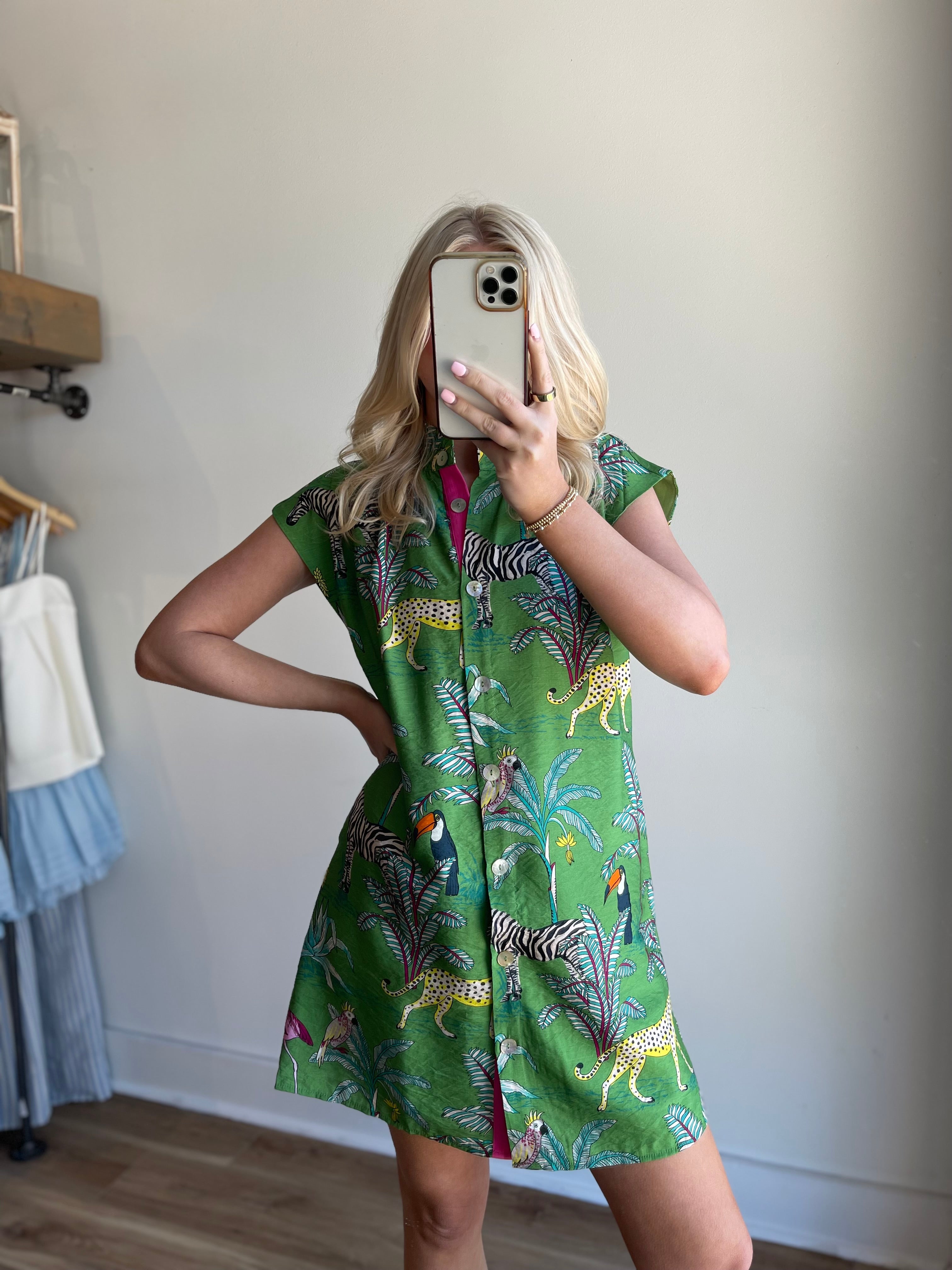 Safari Mini Dress