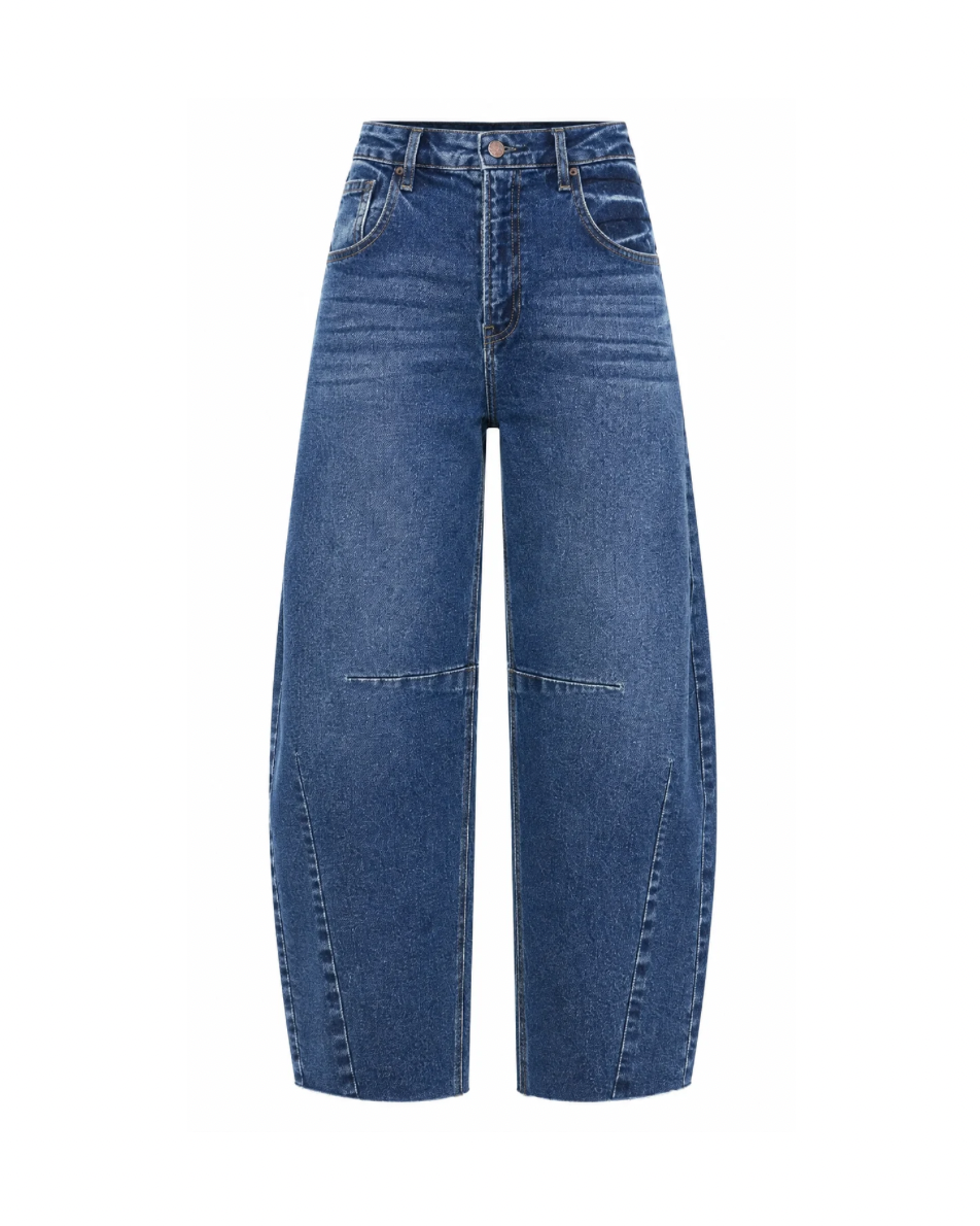 The Seamed Barrel Jeans