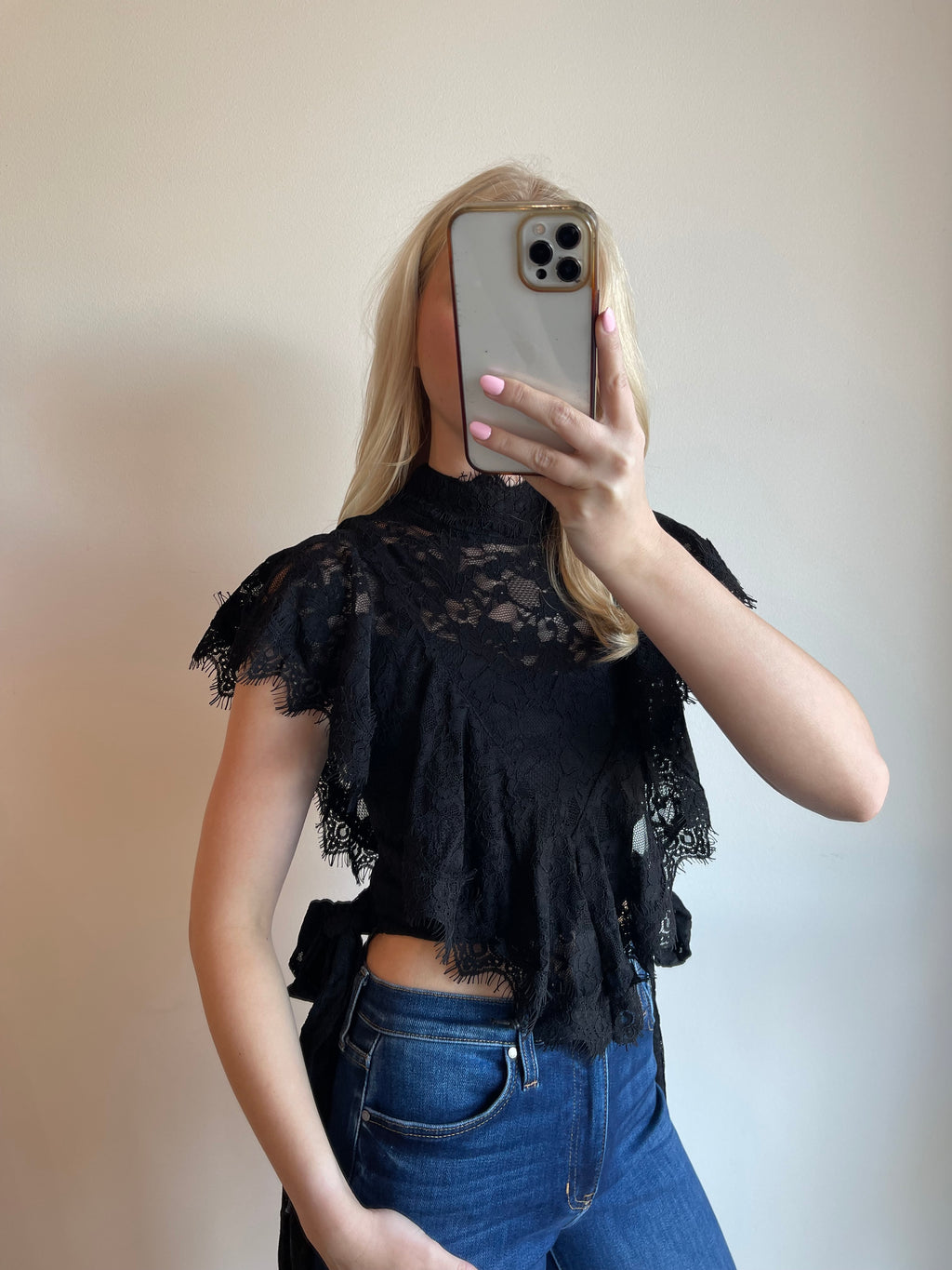 Kristen Lace Top
