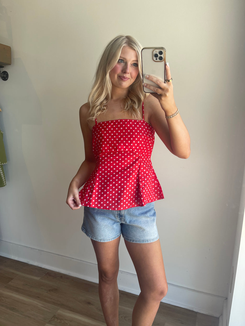 Mimi Polka Dot Top