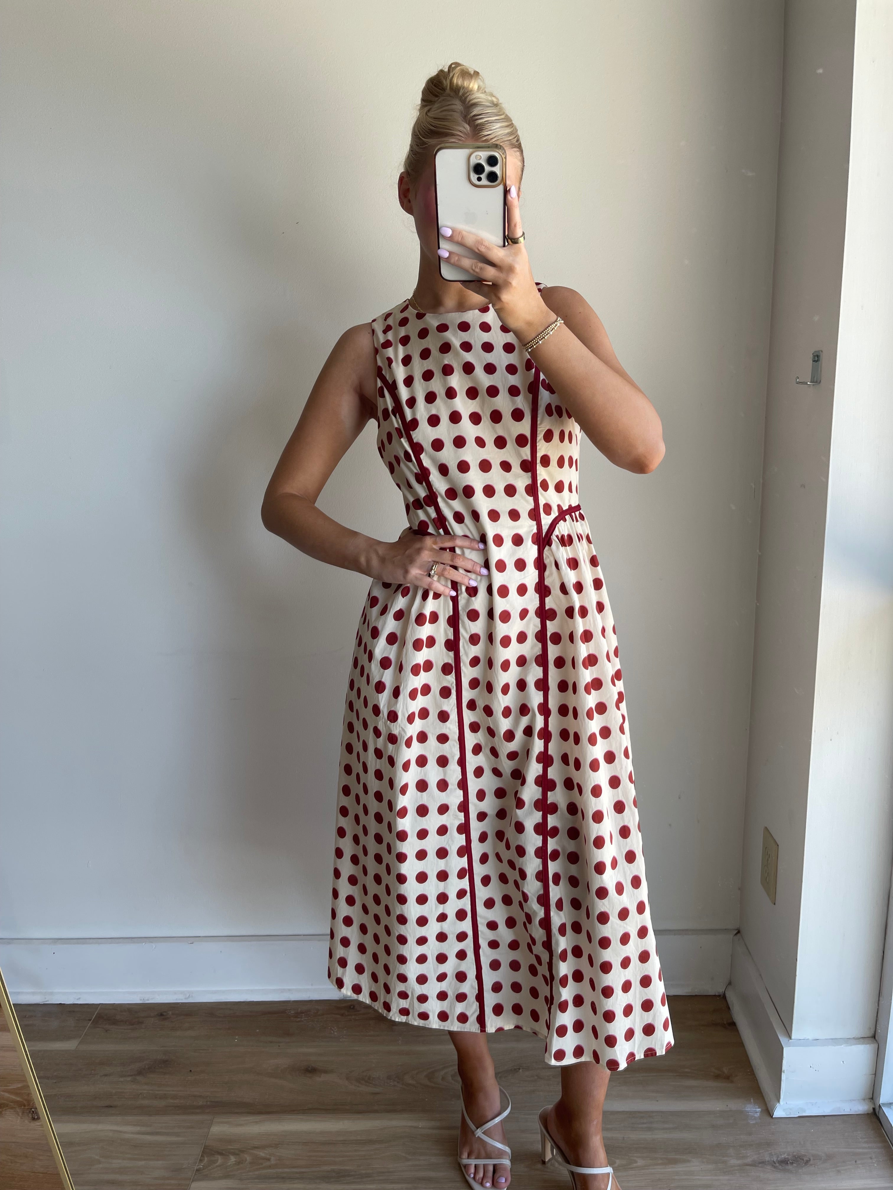 Megan Polka Dot Dress