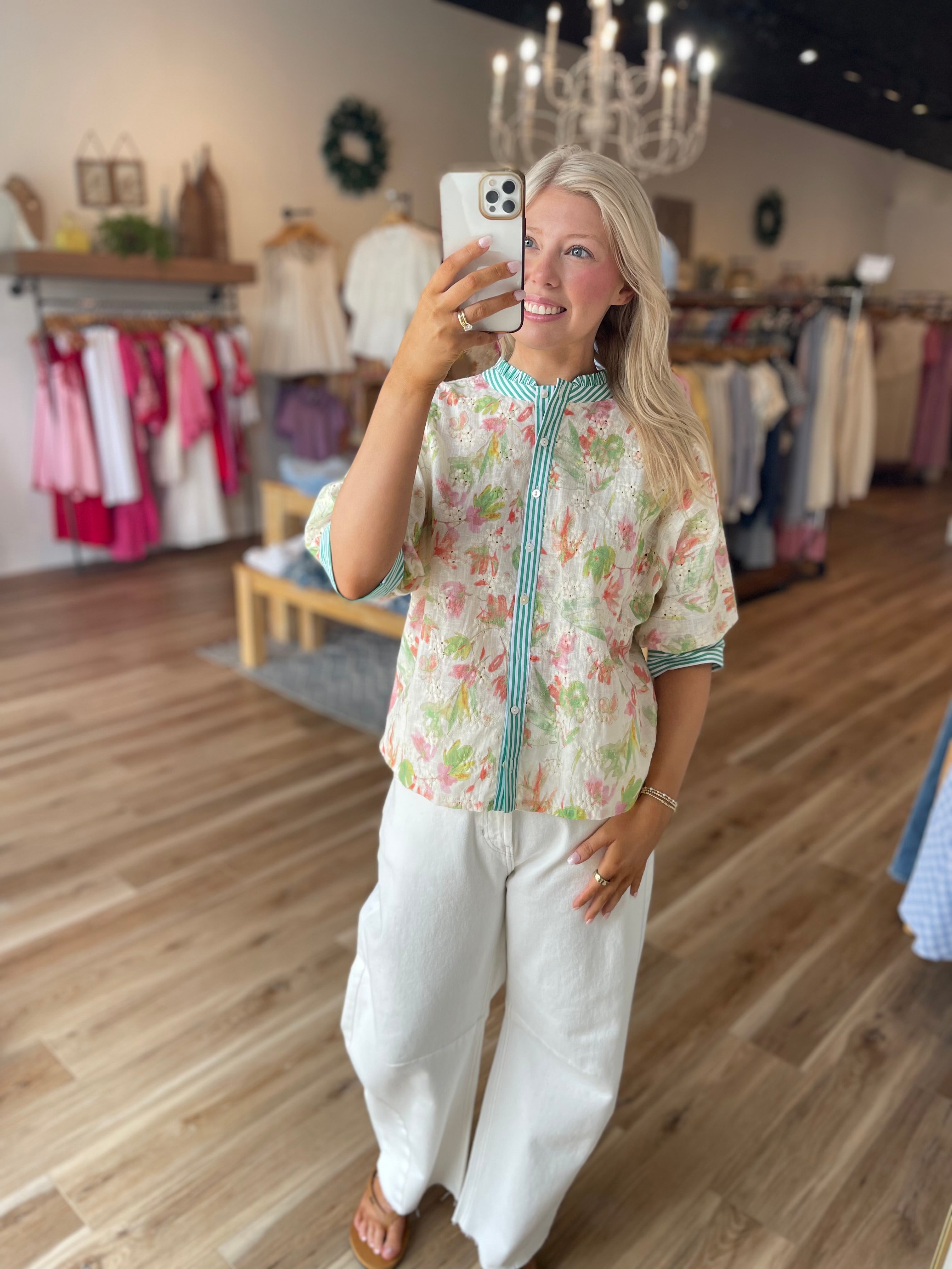 Maeve Floral Top