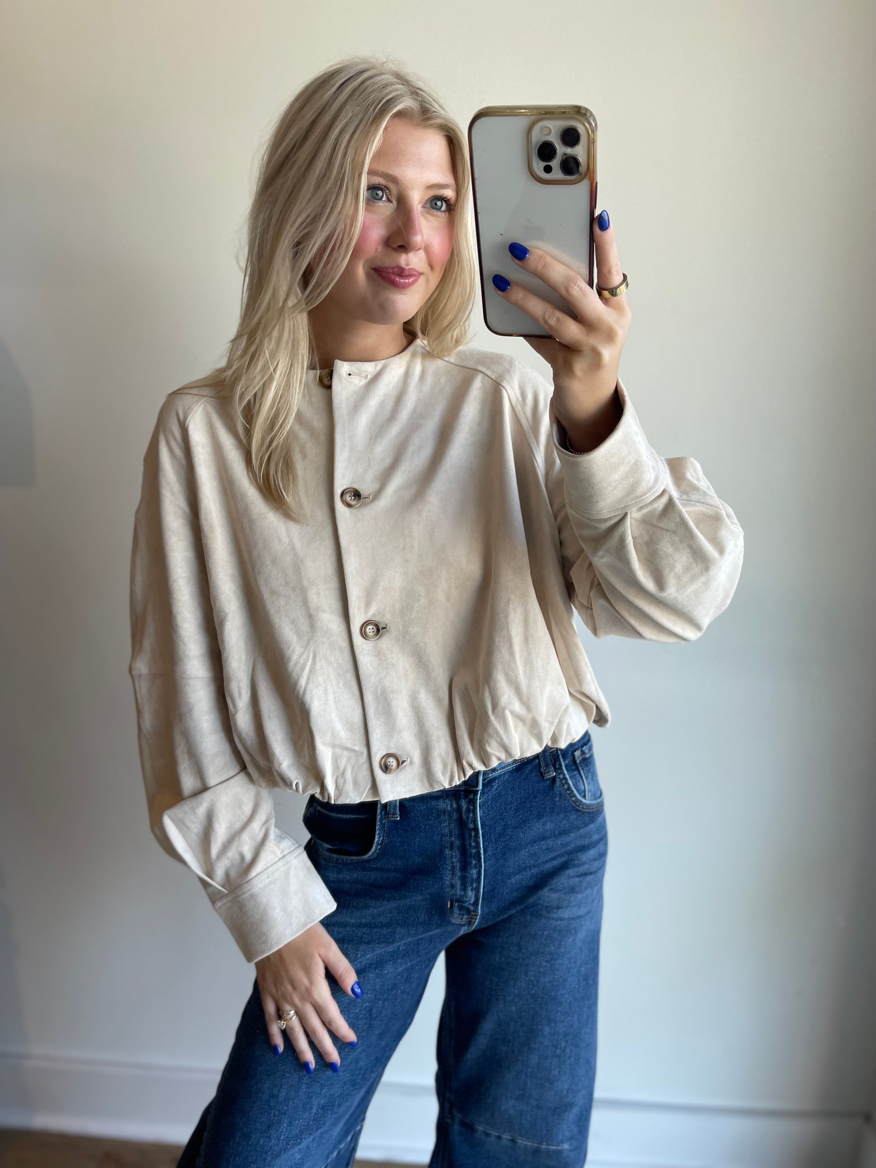 Phoebe Bubble Crop Jacket