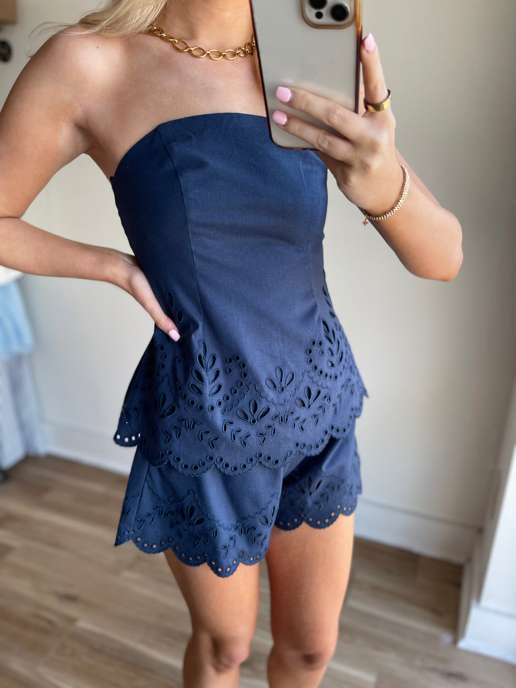 Lara Embroidered Short Set