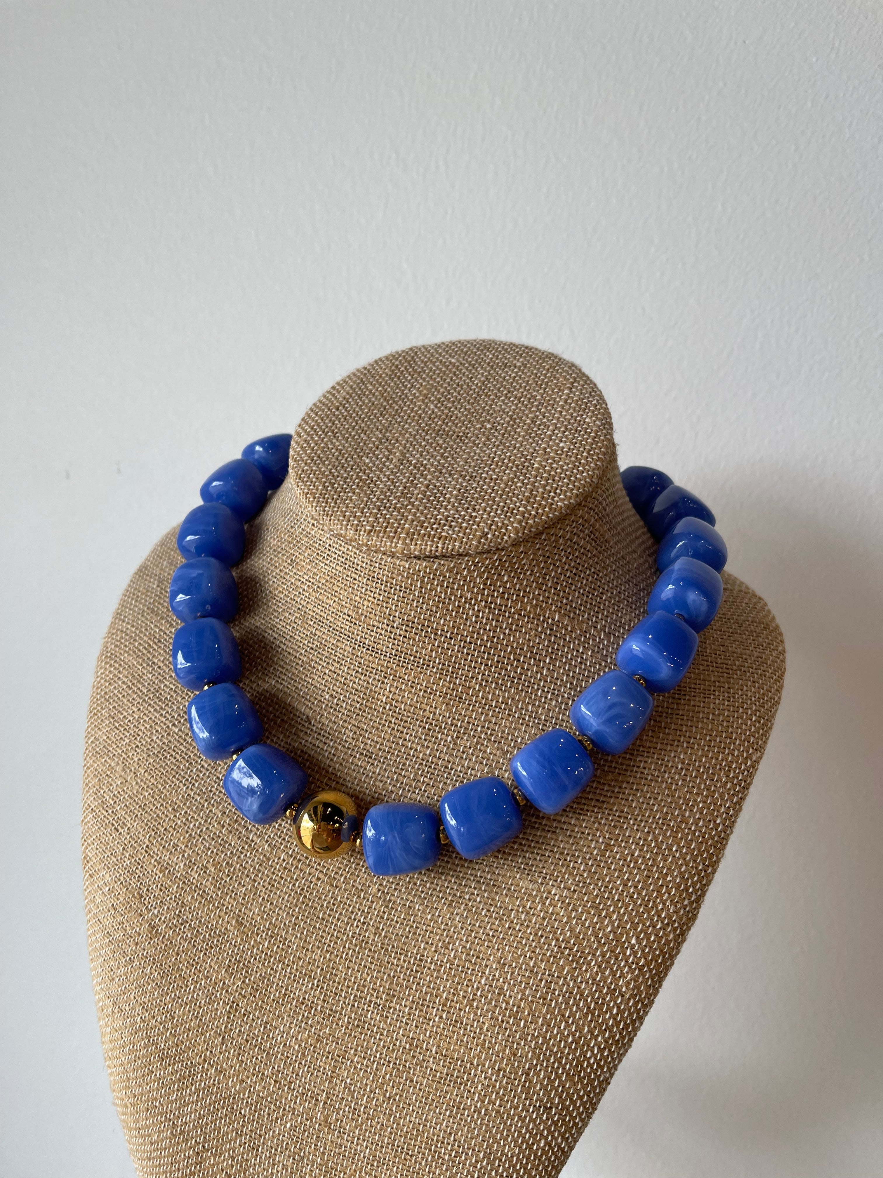 Cube Bead Necklace