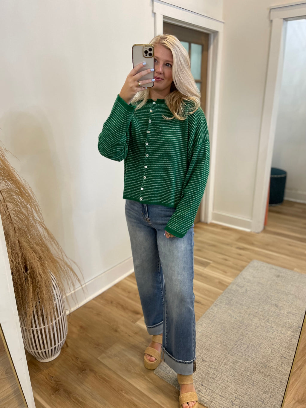 Ella Pin Stripe Cardigan
