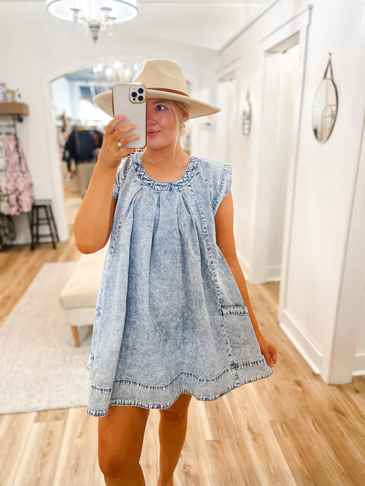 Verdie Denim Dress