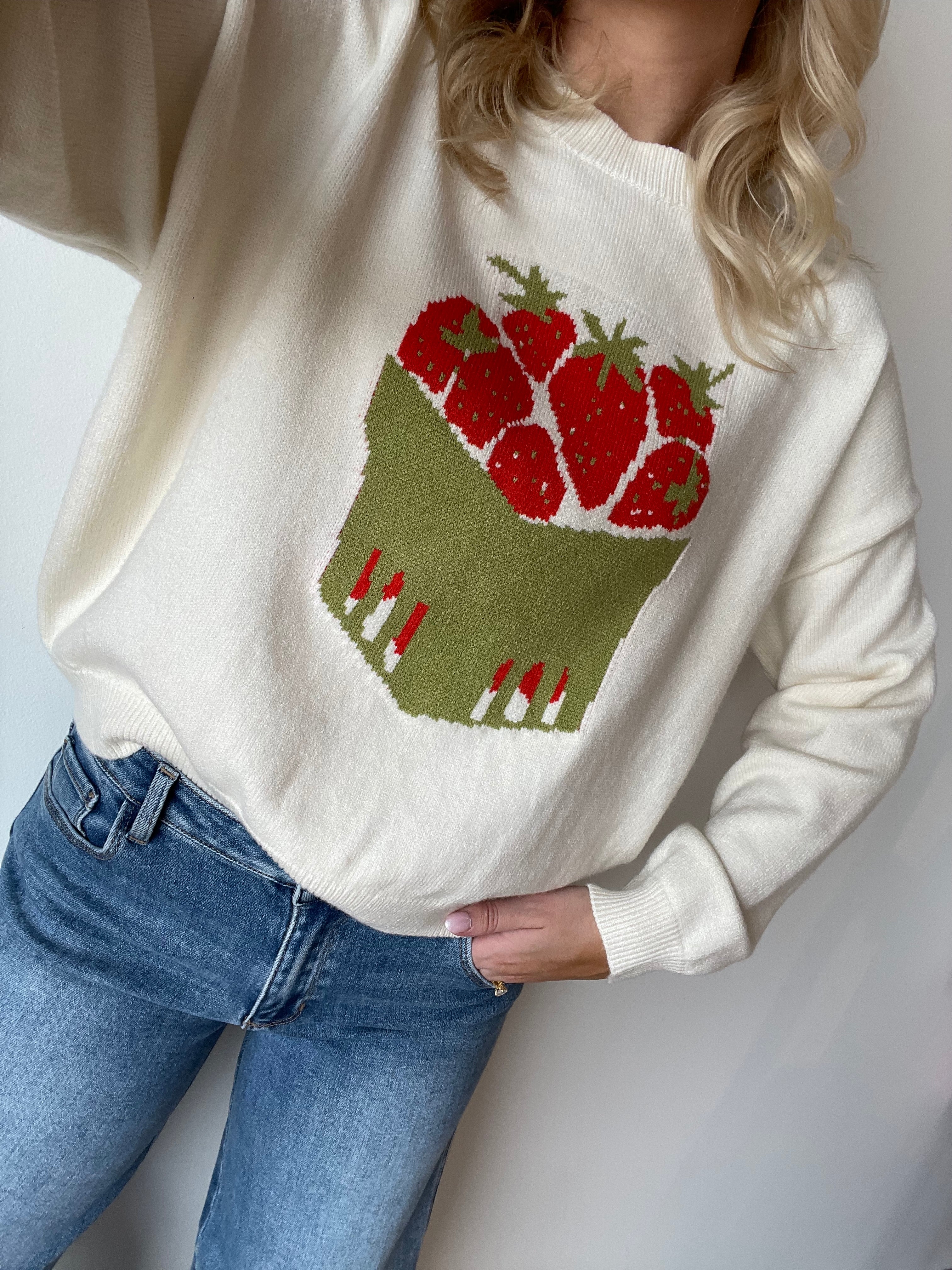Strawberry Fields Sweater