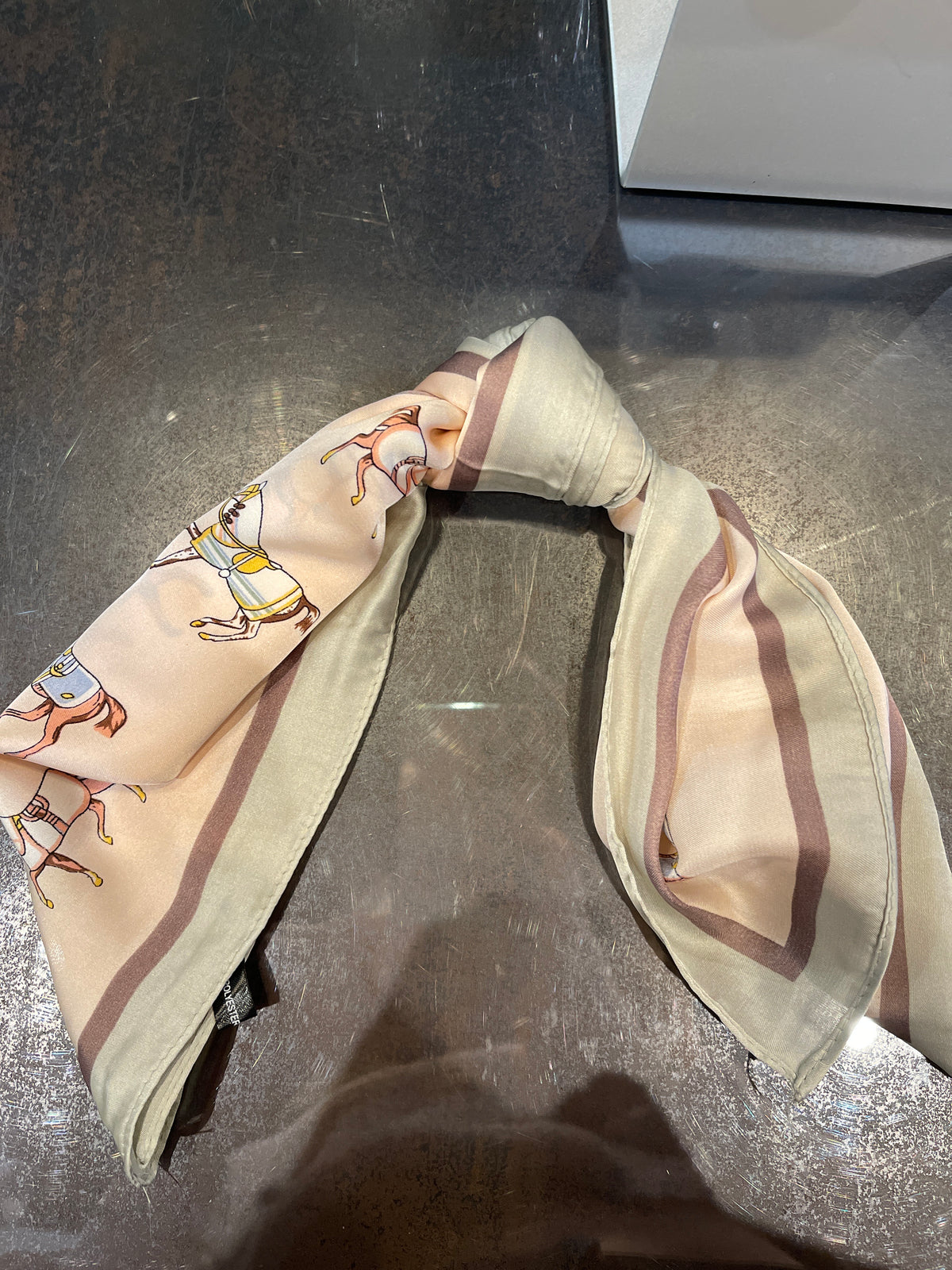 Satin Horse Scarf