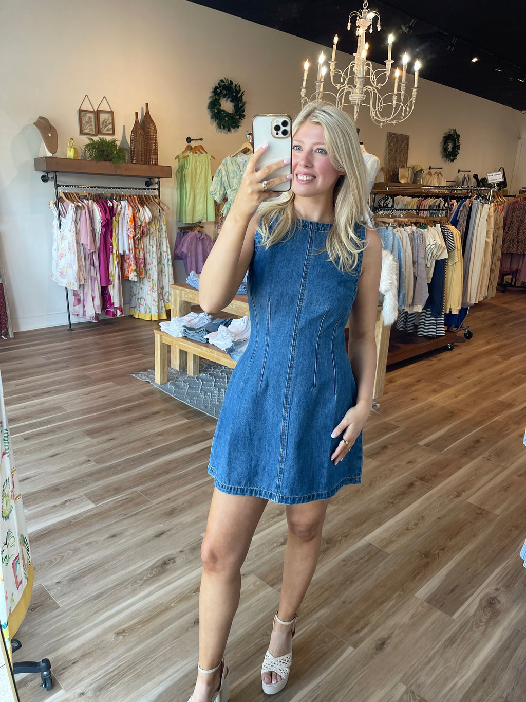 Alaya Denim Dress