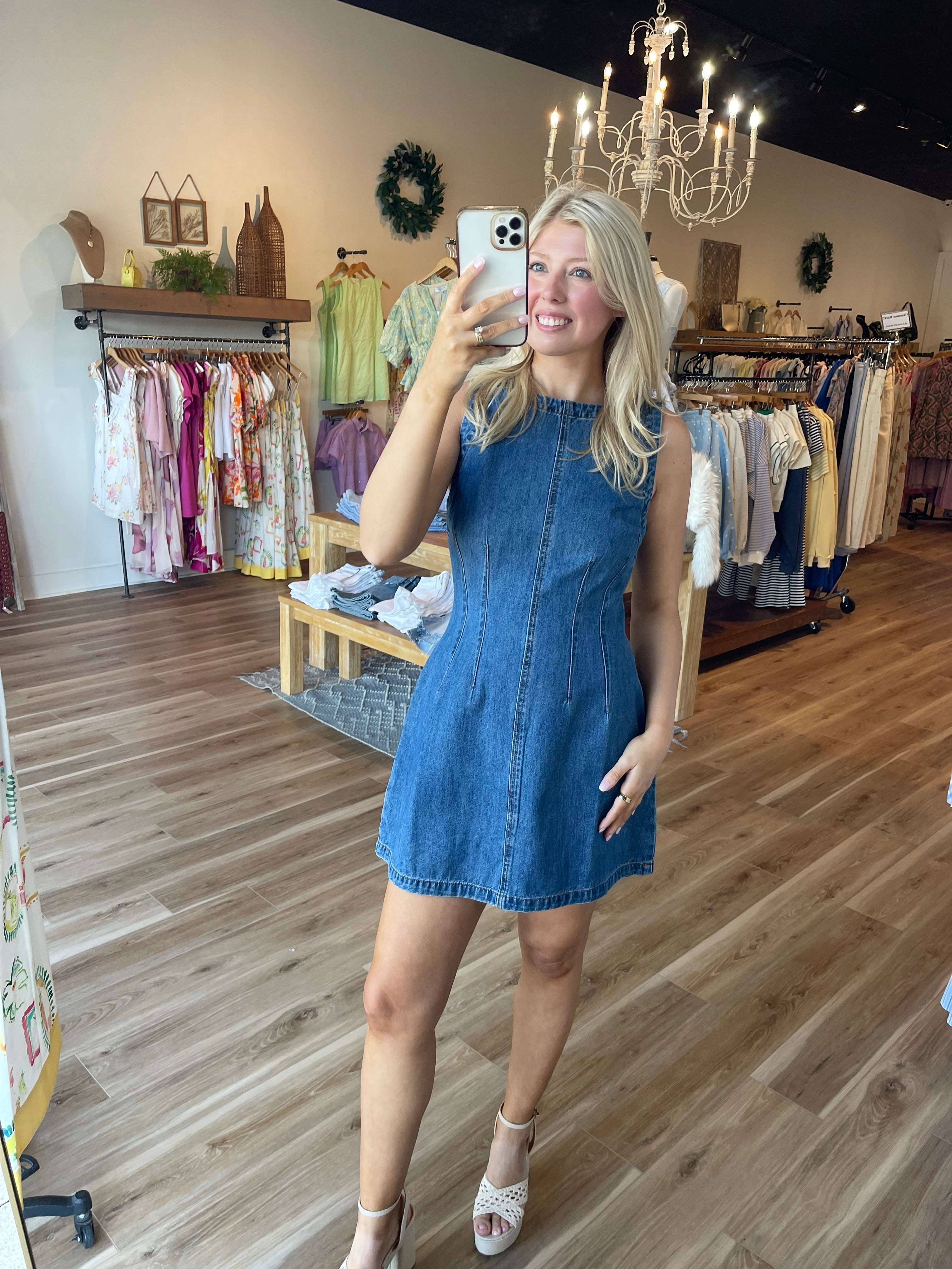 Alaya Denim Dress