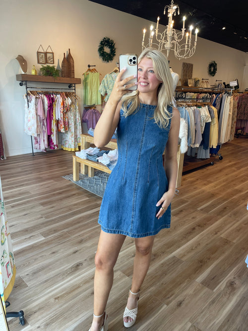 Alaya Denim Dress