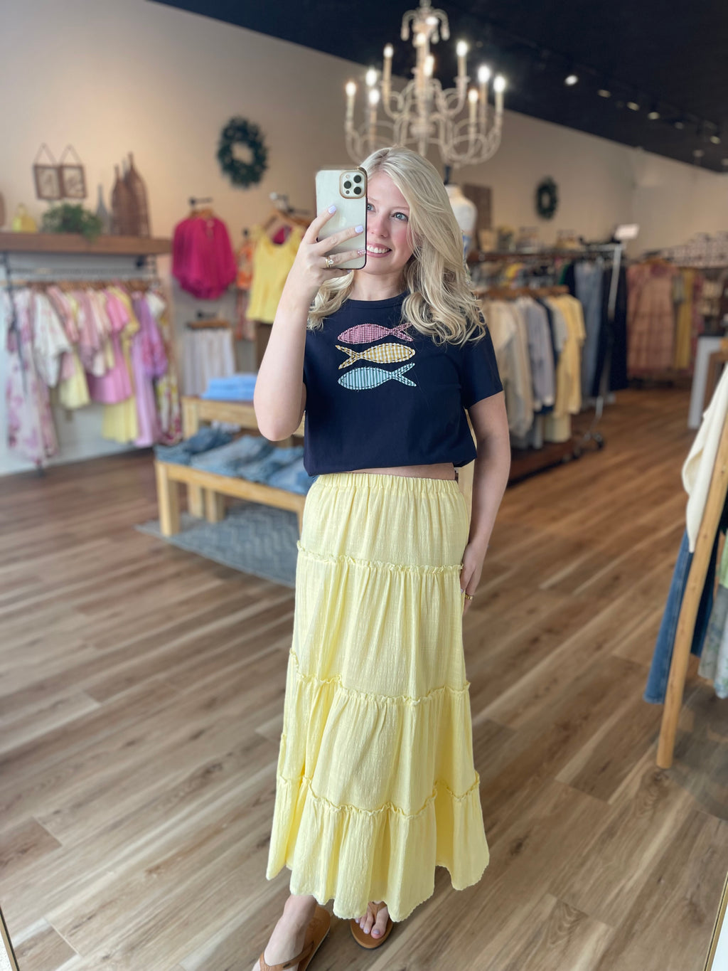 Brooke Tiered Maxi Skirt