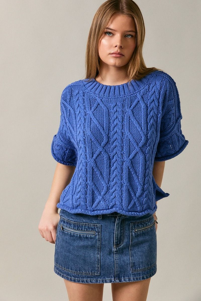 Giselle Cable Knit Top