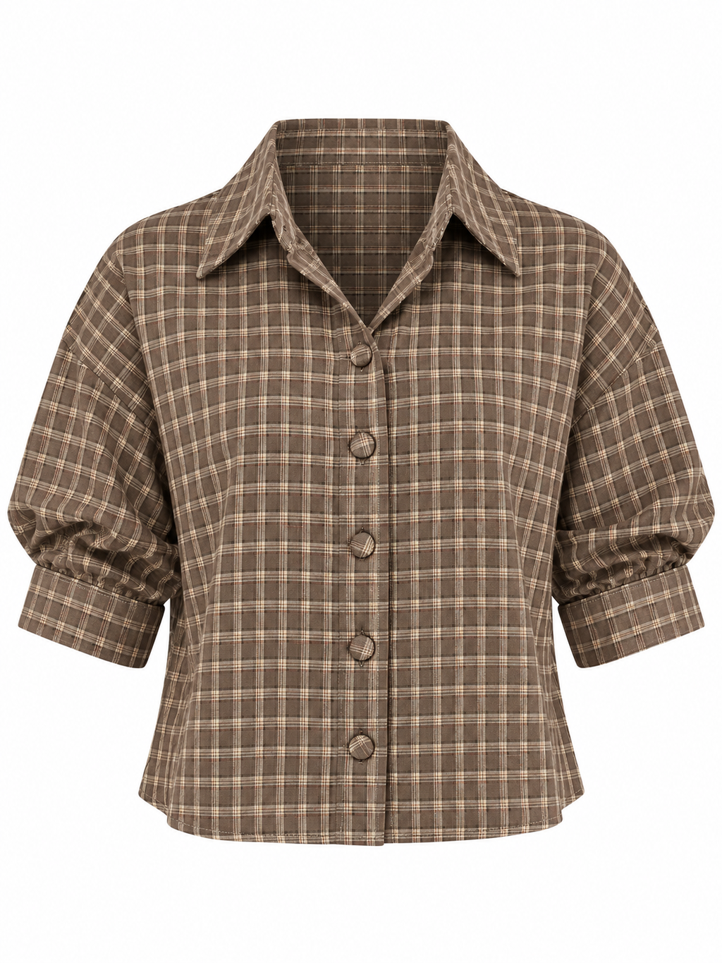Abigail Plaid Top