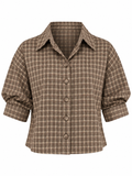 Abigail Plaid Top