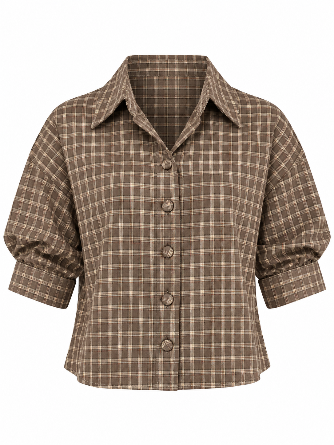 Abigail Plaid Top