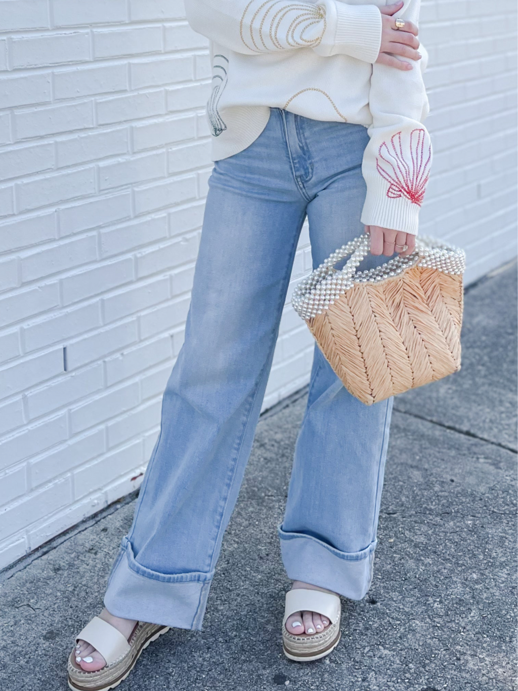 Daze Far Out High Rise Leg