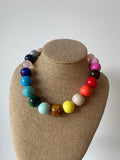 Rainbow Beaded Necklace